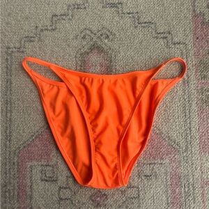 NWT Neon Orange Bikini Bottoms